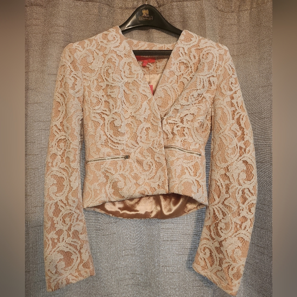 Business Jacket - Floral - White - XTaren